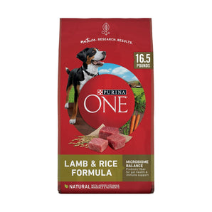 Purina ONE Dry Dog Food Lamb and Rice Formula Bag