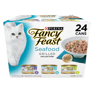 Purina Fancy Feast Grilled Wet Cat Food (Pack of 24) 3 oz.