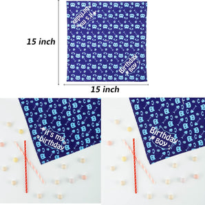 Cat  Birthday Bandana Set