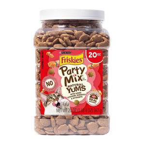 Purina Friskies Natural Cat Treats Party Mix 20 Oz