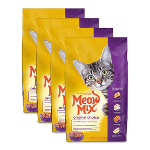 Meow Mix Original Choice Dry Cat Food, 3.15 Pound (Pack of 4)