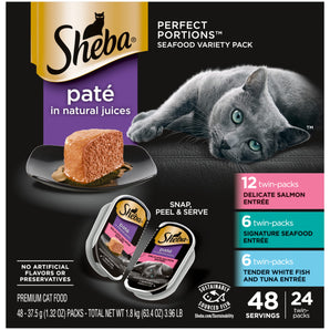 Sheba Perfect Portions Adult Wet Cat Food Trays (24 Count)