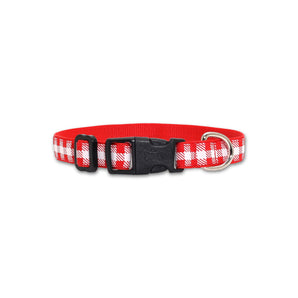 Dog Collar - Picnic Plaid (Red)