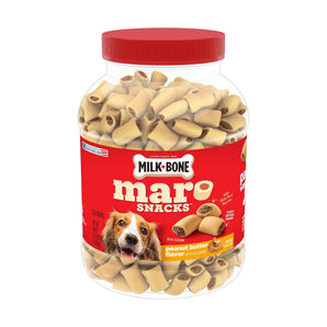 Milk-Bone MaroSnacks Dog Treats, Peanut Butter, 40 Ounce