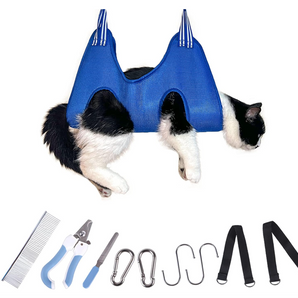 10 in 1 Pet Grooming Hammock for Dog & Cat